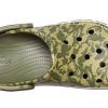 Crocs 4 Printing Camouflage Green Unisex Sandals 206232-354