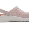 Crocs Adult LiteRide Clog-7 “Pink White” 204592-6PL