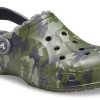 Crocs Baya Lined Clog Printing Fleece Lined Unisex Camouflage Slippers 205975-97G
