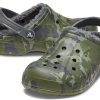 Crocs Baya Lined Clog Printing Fleece Lined Unisex Camouflage Slippers 205975-97G