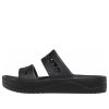 Crocs Baya Platform Sandals “Black” 208188-001