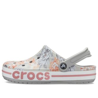 Crocs Bayaband Beach light grey Flowers Sandals 206232-0GN