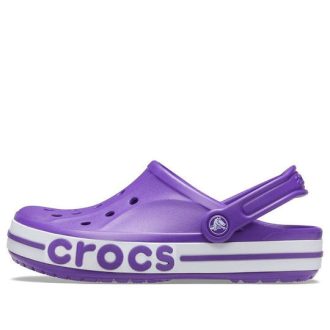Crocs Bayaband Clog Wear-Resistant Cozy Beach Sports Unisex Purple Sandals 205089-520