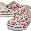 Crocs Bayaband Printed Classic Clogs “White Brown Red” 205840-1CD