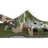 Crocs Beach Army Green Camouflage Sandals 206454-3TC