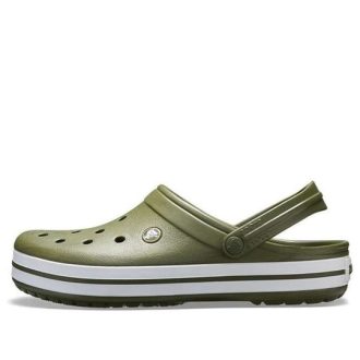 Crocs Beach Army Green Sandals 11016-37P