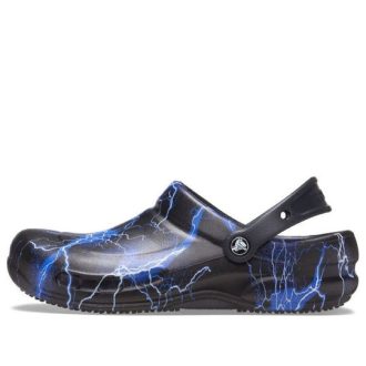 Crocs Bistro Clogs “Black Lightning Bolts” 204044-0GZ