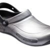 Crocs Bistro Graphic Clogs “Silver Black” 204044-041