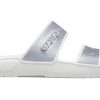 Crocs Classic Casual Fashion Unisex Silver Slippers 207769-90H