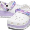 Crocs Classic Casual Unisex White Purple Sandals “White Purple” 207772-577
