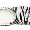 Crocs Classic Clog animal Printing Beach Sandals Black White 206676-1DE
