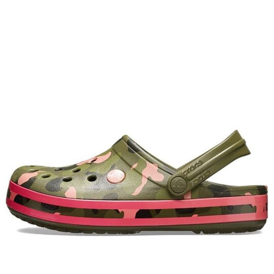 Crocs Classic Clog Beach Sandals Green Pink 205579-3S9 Crocs Classic Clog Beach Sandals Green Pink 205579-3S9