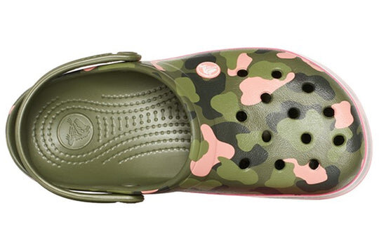 Crocs Classic Clog Beach Sandals Green Pink 205579-3S9 Crocs Classic Clog Beach Sandals Green Pink 205579-3S9