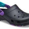 Crocs Classic Clog Black Purple Sandals “Black Purple” 206340-09V Crocs Classic Clog Black Purple Sandals “Black Purple” 206340-09V