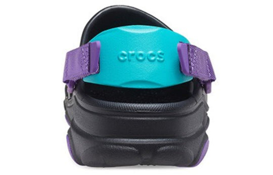 Crocs Classic Clog Black Purple Sandals “Black Purple” 206340-09V Crocs Classic Clog Black Purple Sandals “Black Purple” 206340-09V