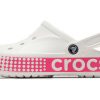 Crocs Classic Clog Breathable Non-Slip Shoe Pink White 206852-100