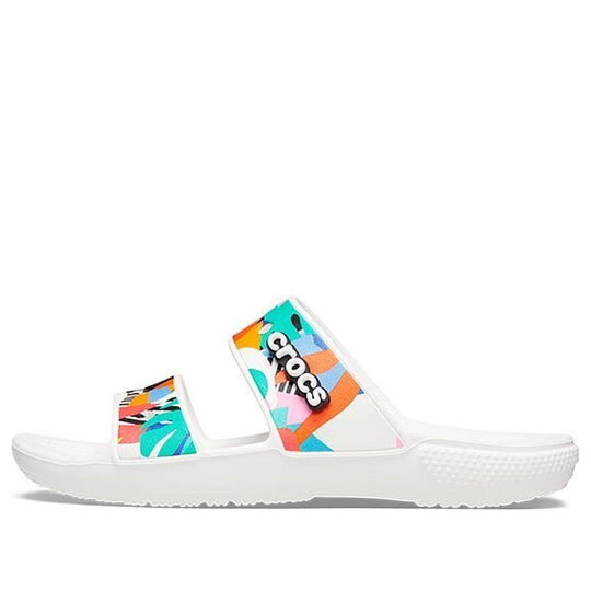 Crocs Classic Clog Cozy Unisex White Multi-Color Slippers “White” 207856-94S Crocs Classic Clog Cozy Unisex White Multi-Color Slippers “White” 207856-94S