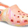Crocs Classic Clog Marble Beach Sports Unisex Red Multi-Color Sandals “Red” 206867-83F
