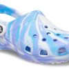 Crocs Classic Clog Marble Beach Sports Unisex White Blue Sandals “White Blue” 206867-1FK