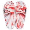 Crocs Classic Clog Marble Beach Unisex Red White Slippers “Red White” 206879-884