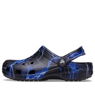 Crocs Classic Clog Pattern Black Sandals 206565-066