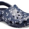 Crocs Classic Clog Printing Sandals Deep Blue 206053-462
