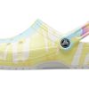 Crocs Classic Clog Tie Dye Beach Sandals Multi-Color Unisex 205453-94S