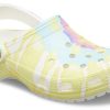 Crocs Classic Clog Tie Dye Beach Sandals Multi-Color Unisex 205453-94S