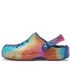 Crocs Classic Clog Tie Dye Printing Shoe Deep Blue Unisex 207329-95T