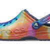 Crocs Classic Clog Tie Dye Printing Shoe Deep Blue Unisex 207329-95T