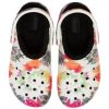 Crocs Classic Clog Tie Dye Shoe Multi-Color Black 206341-0C4