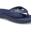 Crocs Classic Crocs Flip Casual Flip-Flops Unisex Navy Blue 207713-410