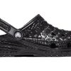 Crocs Classic Crocskin Clogs “Black” 209093-001