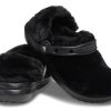 Crocs Classic Fur Sure Slip On Clogs “Black” 207303-001