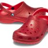 Crocs Classic Glitter Clogs “Flame” 205942-8C1