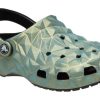 Crocs Classic Iridescent Geometric Clog “Green” 209841-001