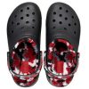 Crocs Classic Lined Camo Clog “Black & Red” 208047-063