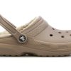 Crocs Classic Lined Clogs “Mushroom Bone” 203591-2YB