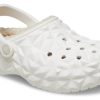 Crocs Classic Lined Geometric Clogs “White” 210069-100