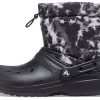 Crocs Classic Lined Neo Puff Tie Dye Boots “Black White” 207328-001