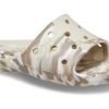 Crocs Classic Marbled Sandals “White Brown” 206879-2Y3