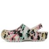 Crocs Classic Pattern Shoe Multi-Color Splicing Unisex “Black Pink Green” 206479-928
