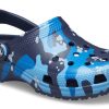Crocs Classic Printed Camo Clogs “Blue Navy” 206454-4HQ