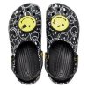 Crocs Classic Smiley World Clogs “Black White” 207971-0C4