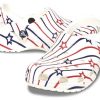 Crocs Classic Stars and Stripe Clog “White Multi” 208877-94S
