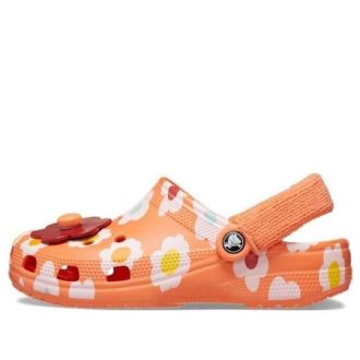 Crocs Classic Terry Cloth Clogs “Orange” 208892-84A Crocs Classic Terry Cloth Clogs “Orange” 208892-84A