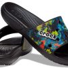 Crocs Classic Tie-Dye Graphic Slide “Black” 206520-988