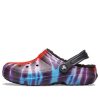 Crocs Classic Tie Dye Stay Warm Cozy Crocs Sports Slippers Unisex Purple Red 206341-988