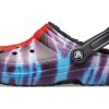 Crocs Classic Tie Dye Stay Warm Cozy Crocs Sports Slippers Unisex Purple Red 206341-988