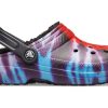 Crocs Classic Tie Dye Stay Warm Cozy Crocs Sports Slippers Unisex Purple Red 206341-988